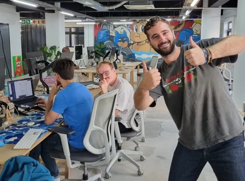 Cooking with awesome colleagues