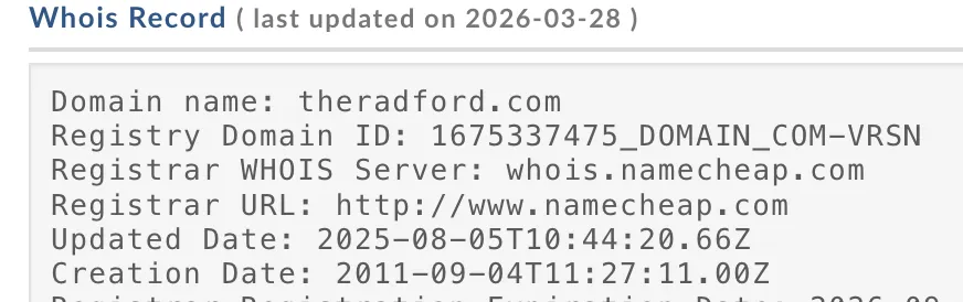 Young Tom was onto something with his first domain purchase