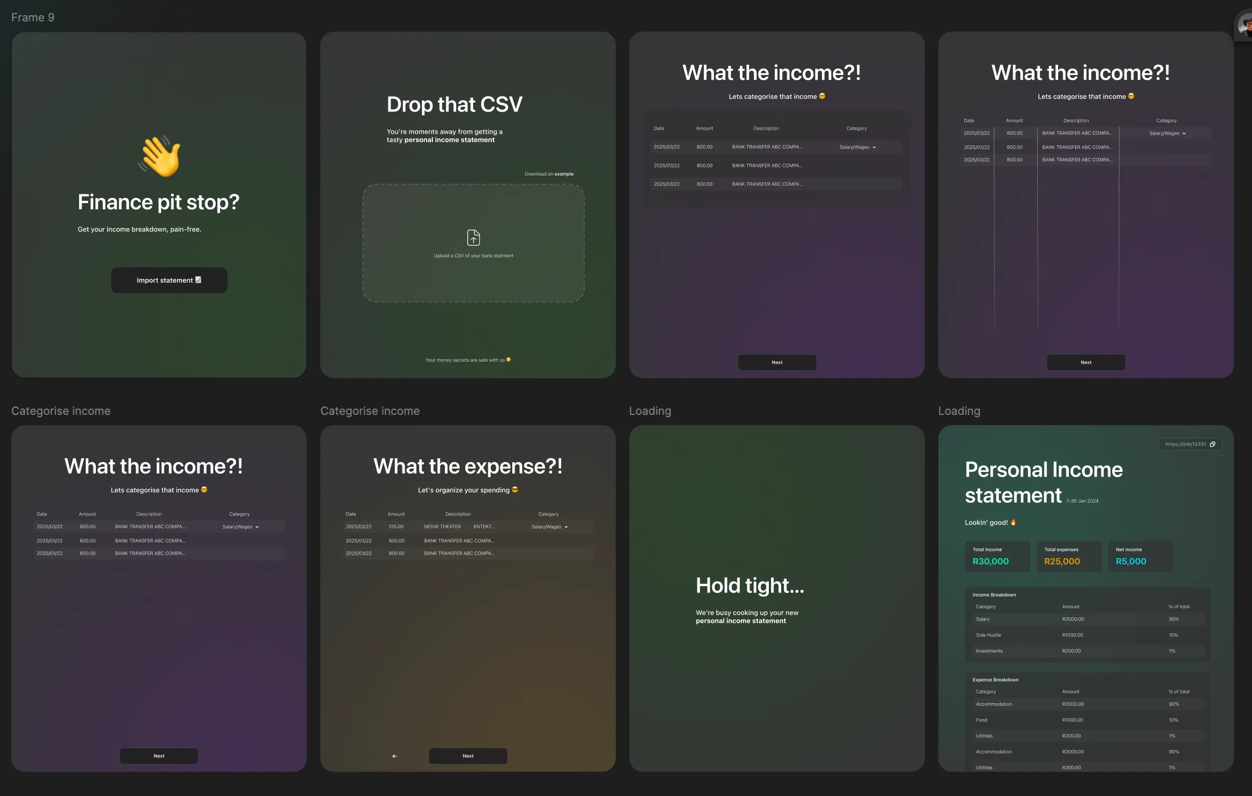 My cute figma mockup