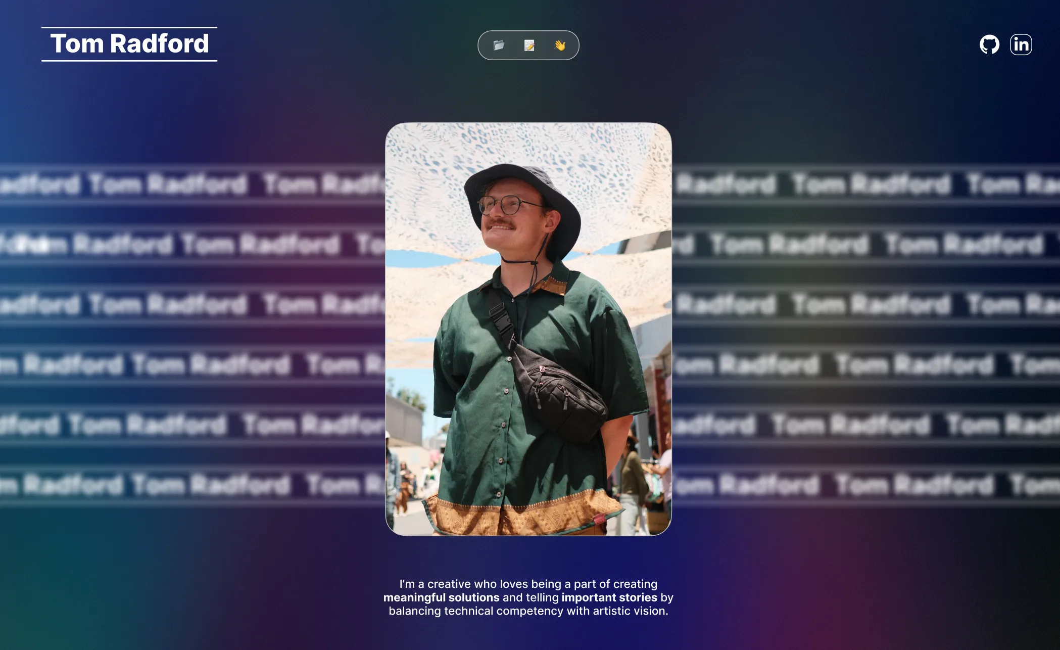 Wacky landing design I did at the end of 2024